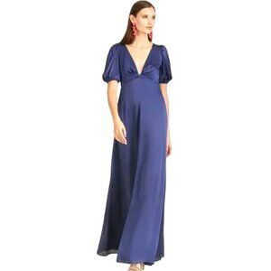 Sachin & Babi NWT Alli Maxi Gown Cobalt Blue Empire-Silhouette Size 10